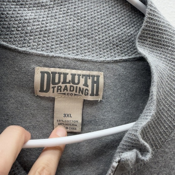 Duluth Trading Co JetSweater All Day Comfort Full Zip Mock Neck Knit Jacket 3XL - Picture 3 of 4